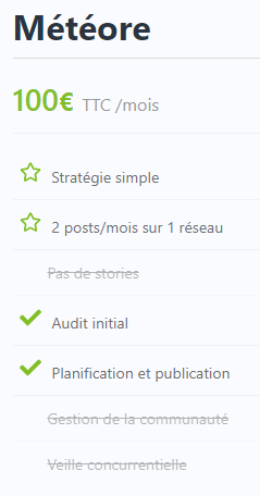 Pack réseaux sociaux - Météore