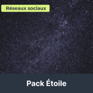 Illustration du pack réseaux sociaux SMO étoile